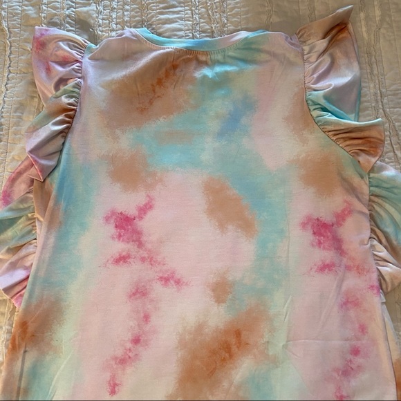 Ruffle Sleeve Top - NWOT - L - Picture 12 of 13